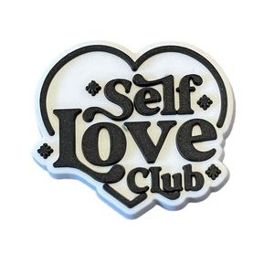Self Love Club Heart Croc Charm